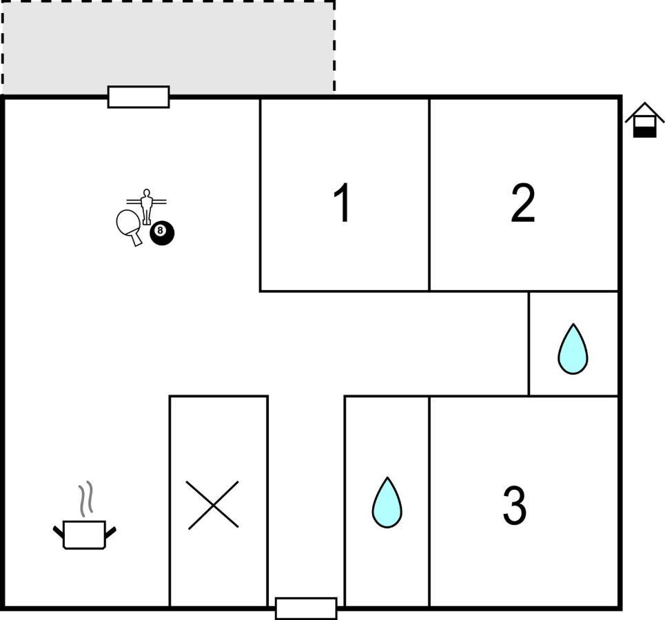3 Bedroom Nice Home In Виселка Экстерьер фото